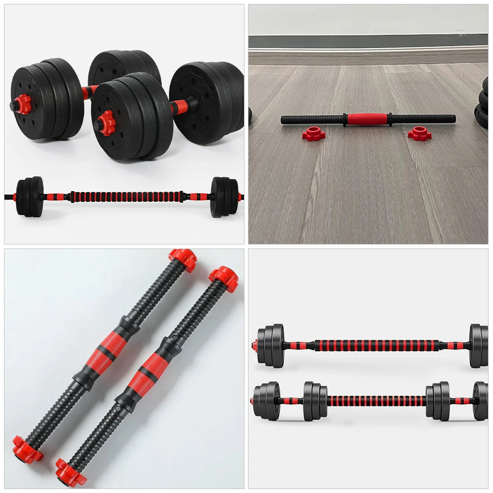 40cm Solid Steel Dumbbell Rod Weight Lifting Connector Barbell