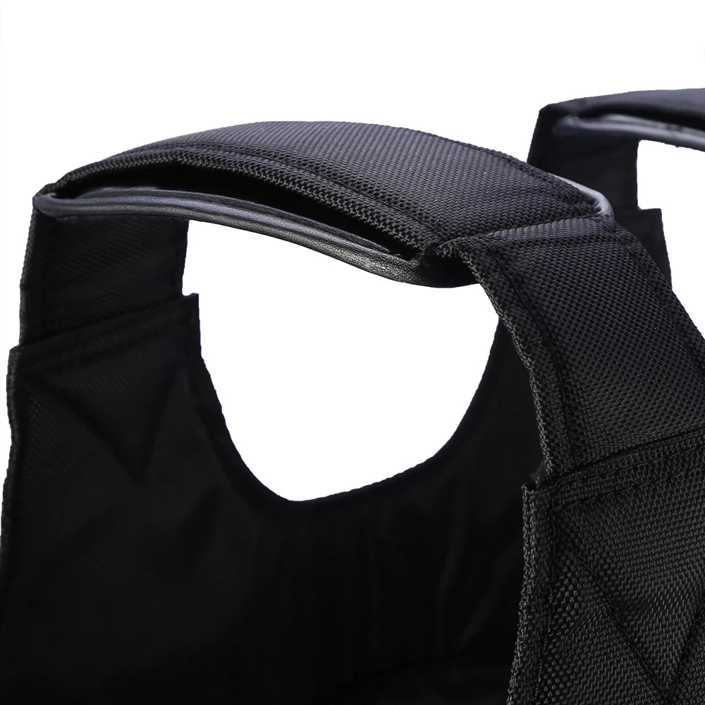 20kg/50kg Loading Weighted Vest Boxing Running Sling Weight Training Workout Fitness Adjustable Waistcoat Jacket Sand Clothing