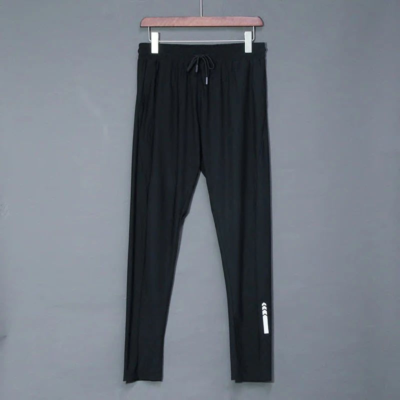 Summer Elastic Men Running Sport Pants Jogging Sweatpants