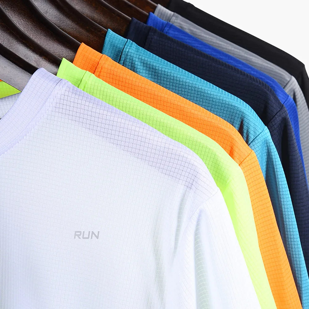 Multicolor Summer Short Sleeve Sport Shirt High Quality Gym Clothing Men Jersey