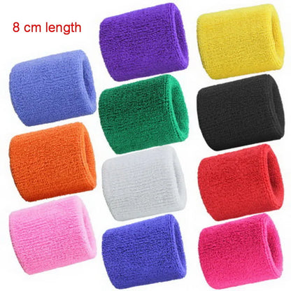 1Pcs Wrist Sweatband  Wrist Brace Support Sweat Band Towel Bracelet Protector 8 /11 /15 cm