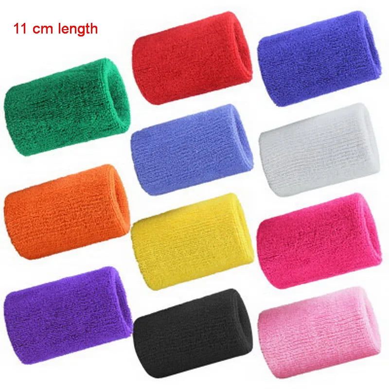 1Pcs Wrist Sweatband  Wrist Brace Support Sweat Band Towel Bracelet Protector 8 /11 /15 cm