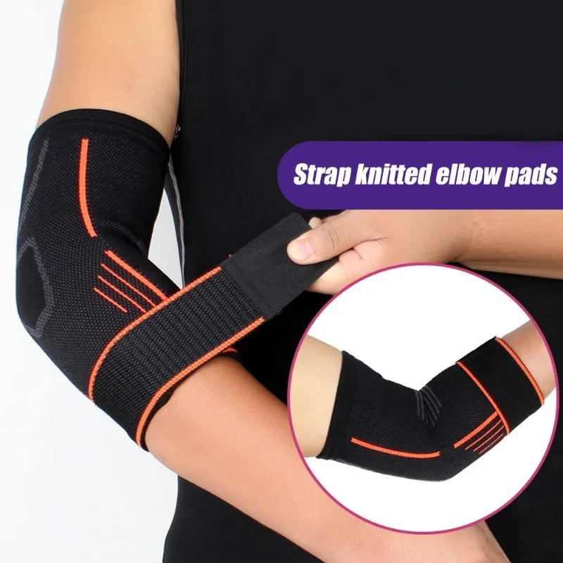 1Pcs Fitness Elbow Brace Compression Support Sleeve for Tendonitis, Reduce Joint Pain