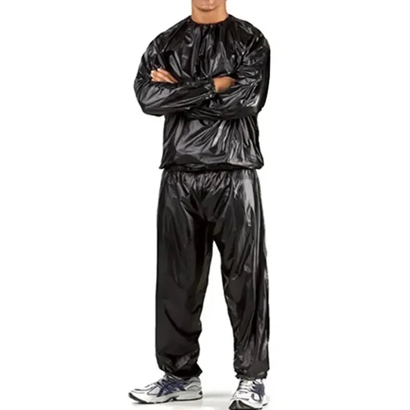 PVC Men Woman Sauna Suit Exercise Weight Loss