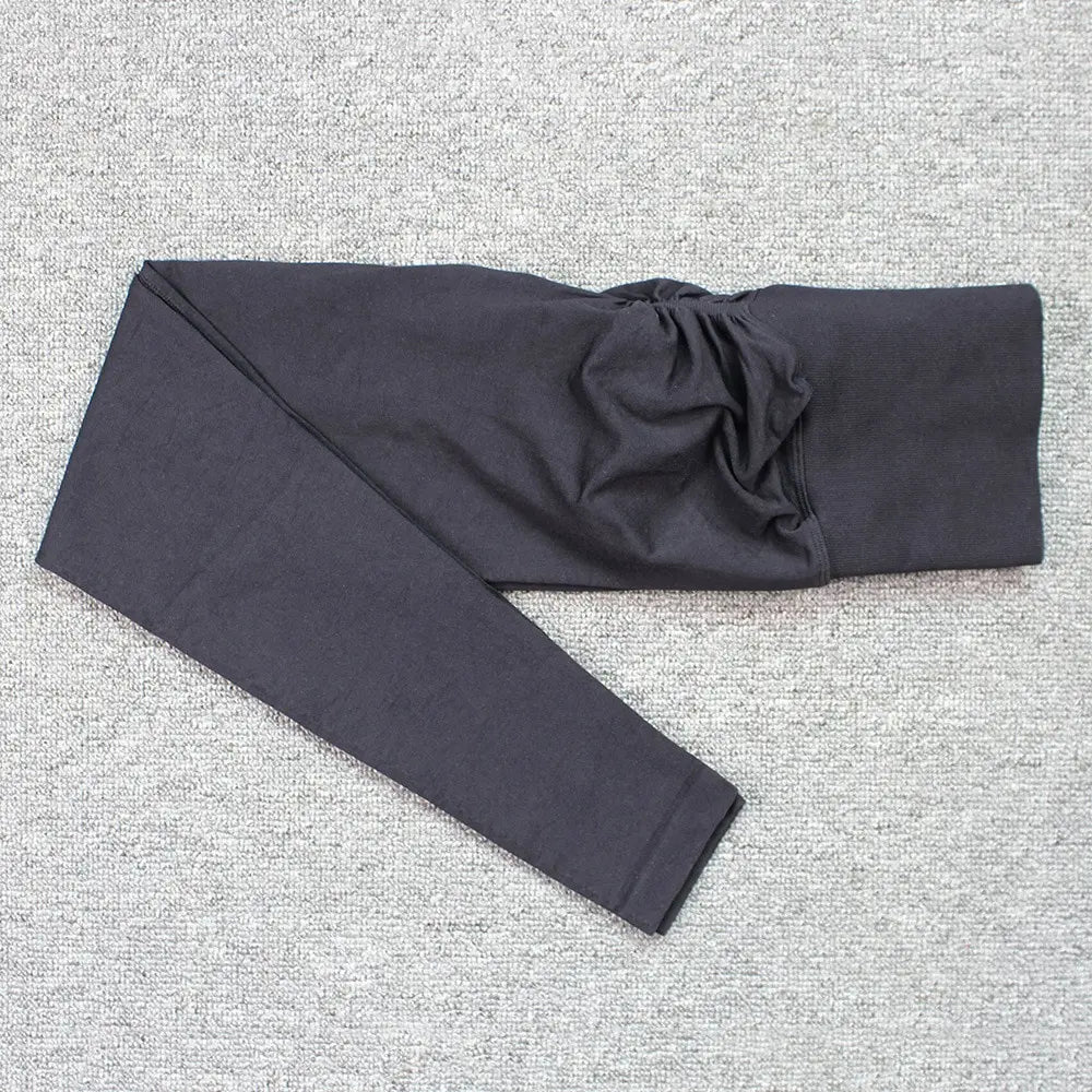 2023 Seamless Knitted Fitness GYM Pants Women's High Waist