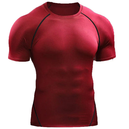 2024 Compression T Shirt Men Summer Sportswear Running T-shirt