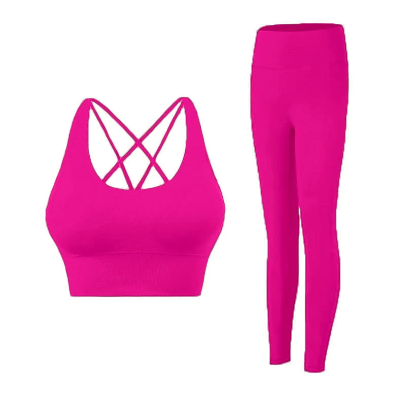 2 Piece Yoga Clothes Women's Tracksuit