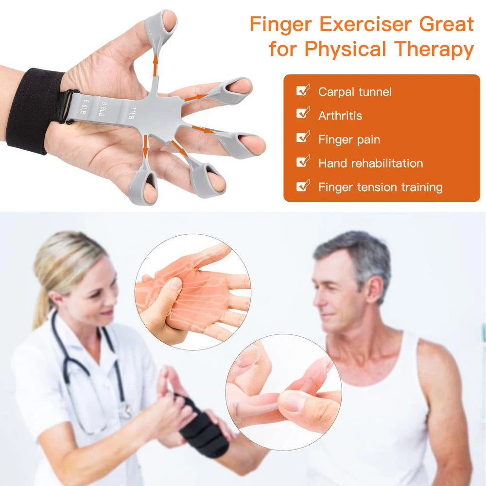 Finger Gripper Finger Exerciser Guitar Finger Exerciser 6 Resistant Level