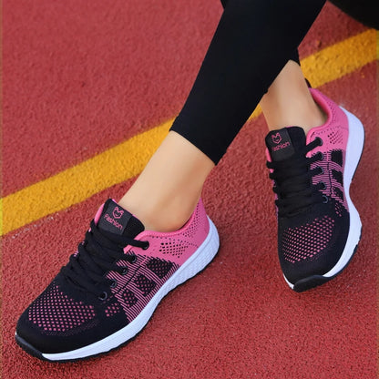 2024 Women Sport Shoes Fashion Platform Sneakers Ladies Spring Winter Flats Running Shoes