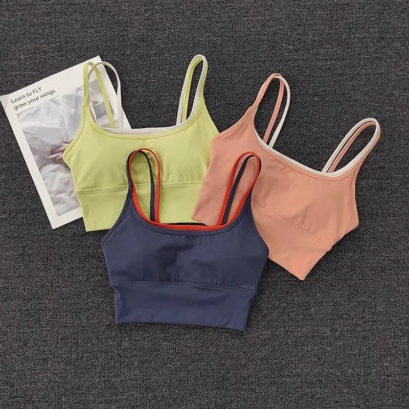 Shockproof Sports Bra for Women Slim Elastic