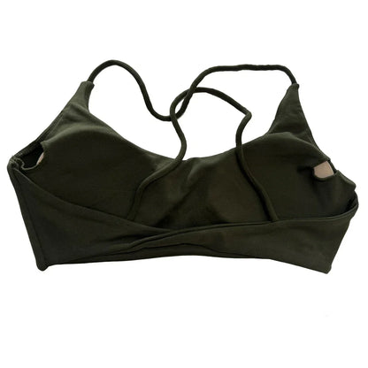 Dynamic Backless Sports Bra Women Seamless Yoga Top Bra Medium Support