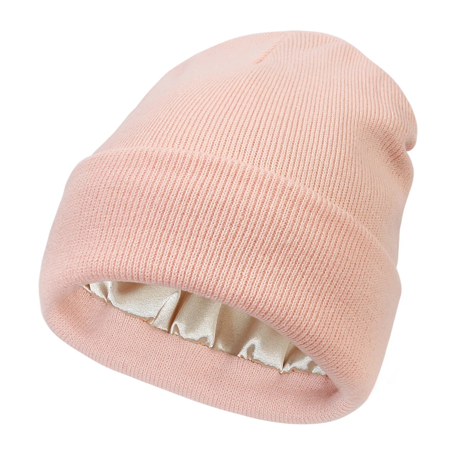 Winter Hat For Women Silk Satin Lined Beanies Chunky Caps Men Warm Fashion Women Bonnet Skullies Caps Male Female Balaclava Hats