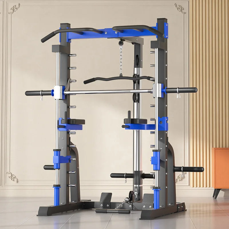 Smith machine gantry fitness equipment, home bird squat bench, multi-functional home comprehensive trainer