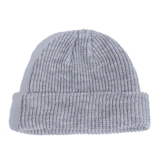 Beanie Hat Men Skullcap Fisherman Beanies Hats
Women Winter Warm Brimless Baggy Melon Cap Cuff Docker