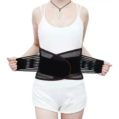 Adjustable Waist Trainer Belt Men Women Lower Back Brace Spine Support