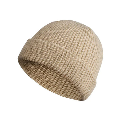 Beanie Hat Men Skullcap Fisherman Beanies Hats
Women Winter Warm Brimless Baggy Melon Cap Cuff Docker