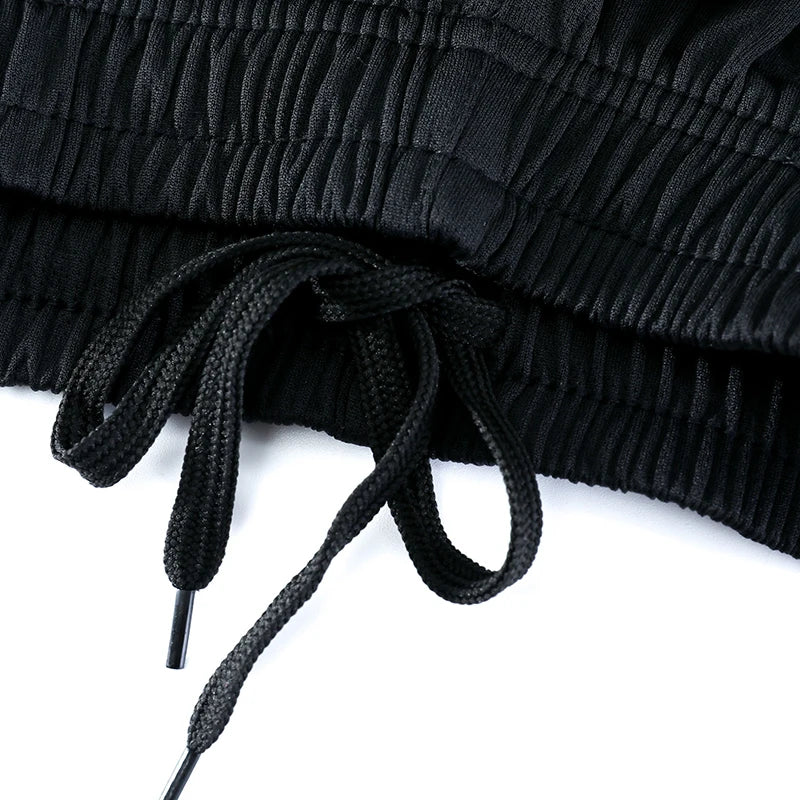 CHRLCK Men's Running Set Summer Quick Drying Sweat-absorbing Short Sleeved T-shirt Shorts Sports Suit Two-piece Set Men