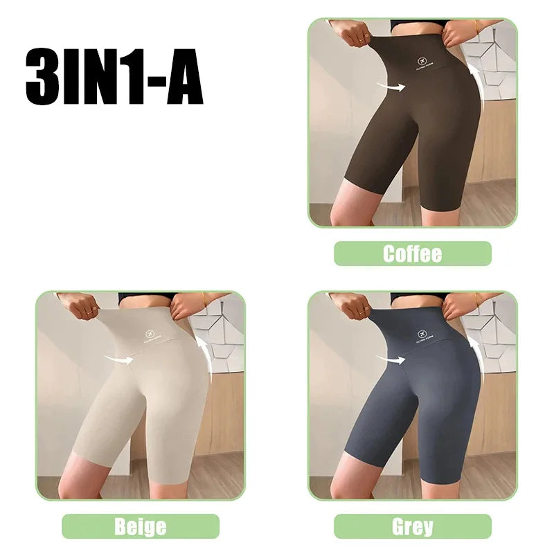 M-XL Women Shorts Sports Shorts For Women New Cycling Jogging Fitness High Waist Push Up Gym shorts Leggings Yoga Clothing