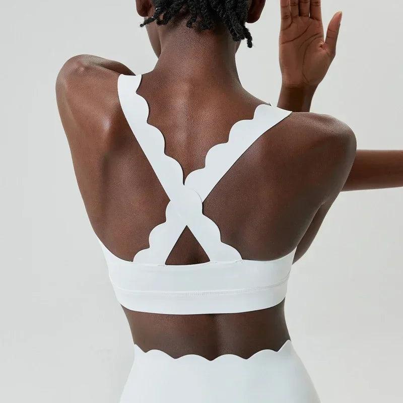 Buttery Soft Fitness Yoga Bra Women  Gym Crop  Back Sports Underwear Female Workout Running  Clothes