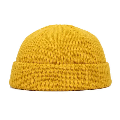 Beanie Hat Men Skullcap Fisherman Beanies Hats
Women Winter Warm Brimless Baggy Melon Cap Cuff Docker