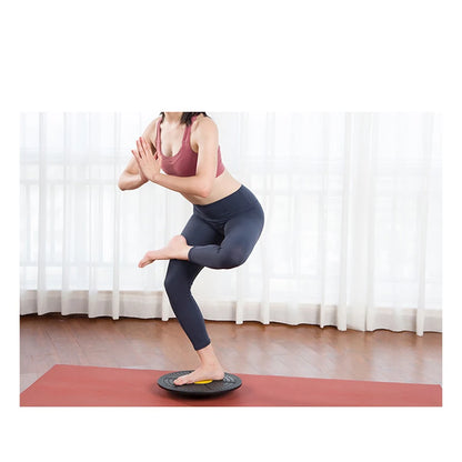 Yoga Balance Board Fitness Exercise Training Pedal Sense System Training Balance Board Warp Board Yoga Board Fitness Equipment