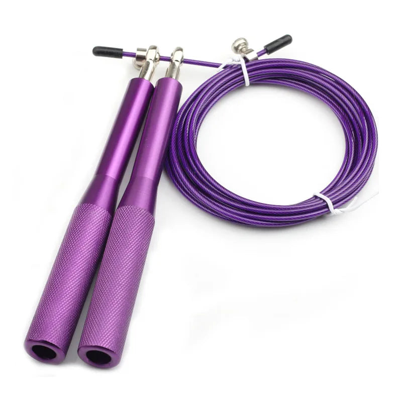 New Fitness Jump Ropes Crossfit Heavy Steel Wire Speed Jump Rope