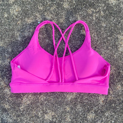 Solid Color soft high strength Women Fitness Bra