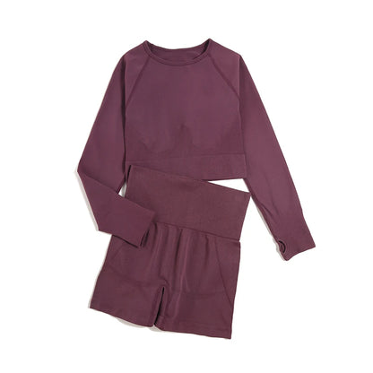 WAREBALL 2/3/4pcs Seamless Yoga Set Gym Clothes Sportswear Yoga Suits For Women