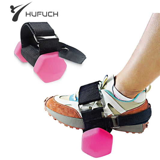 1/2pcs Tibialis Trainer Dumbbell Foot Strap Adjustable Ankle Weights