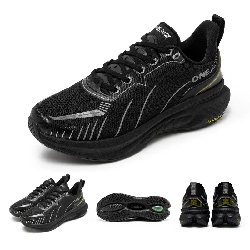 Running Shoes For Men Suitable Heavy Runners Lace Up Sports Women Non-slip Outdoor Athletic Male Sneakers