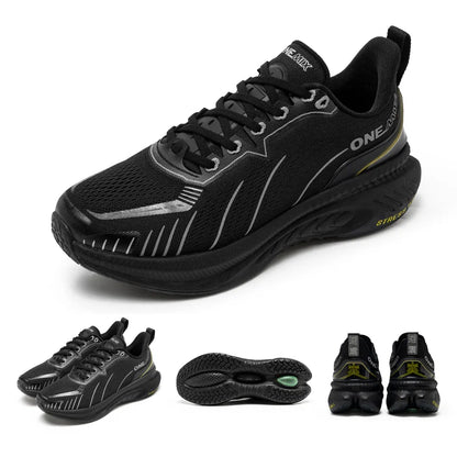 Running Shoes For Men Suitable Heavy Runners Lace Up Sports Women Non-slip Outdoor Athletic Male Sneakers