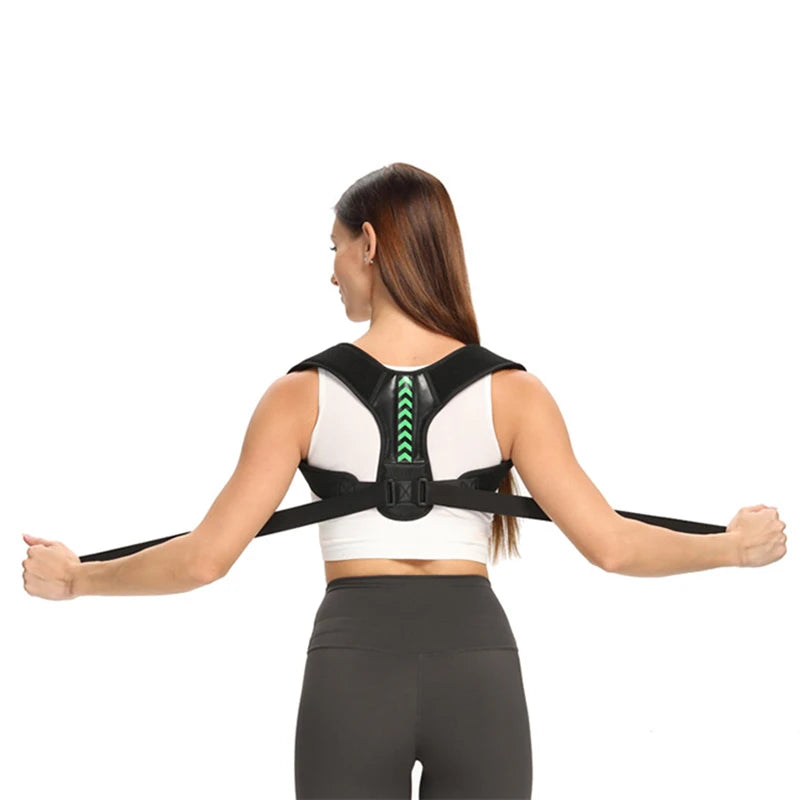 Posture Corrector Unisex Adjustable Back Clavicle Support Back Brace for Neck Back Shoulder