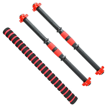 40cm Solid Steel Dumbbell Rod  Weight Lifting Connector Barbell