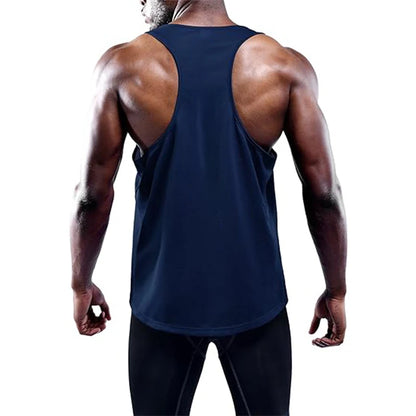 Running Tank Top Men Summer Sport Gym Vest Quick Dry Sleeveless Shirt