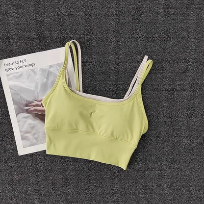 Shockproof Sports Bra for Women Slim Elastic