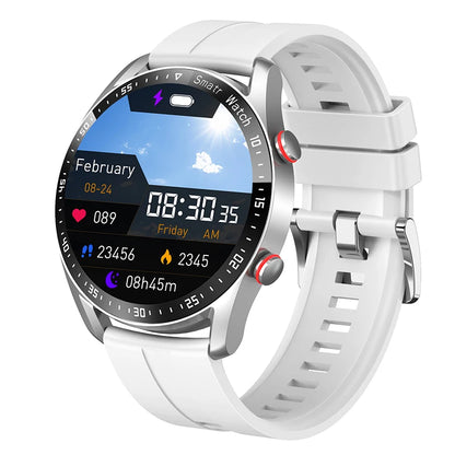 2024 New Bluetooth Call Smart Watch Men 360*360 HD Display Heart Rate Fitness Tracker ECG+PPG