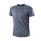 Men's Quick Dry Short Sleeve Round Neck T-Shirt Training Exercise Gym Sport Shirt Tops Lightweight