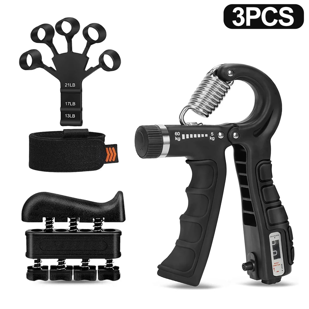 5-60Kg Adjustable Heavy Hand Gripper and Hand Exerciser Grip Wrist Training Finger