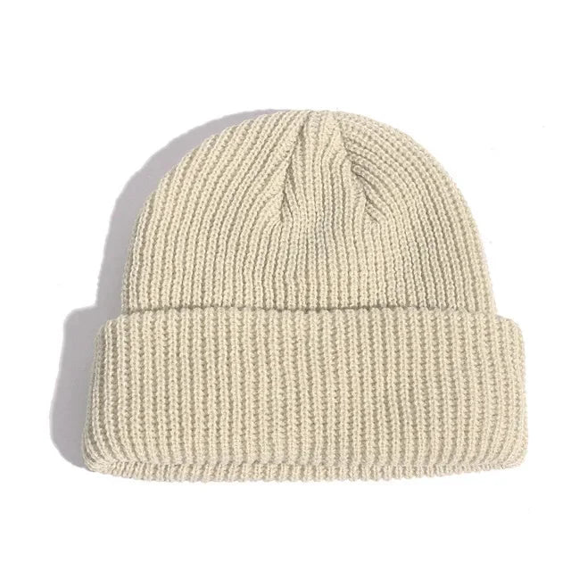 Beanie Hat Men Skullcap Fisherman Beanies Hats
Women Winter Warm Brimless Baggy Melon Cap Cuff Docker