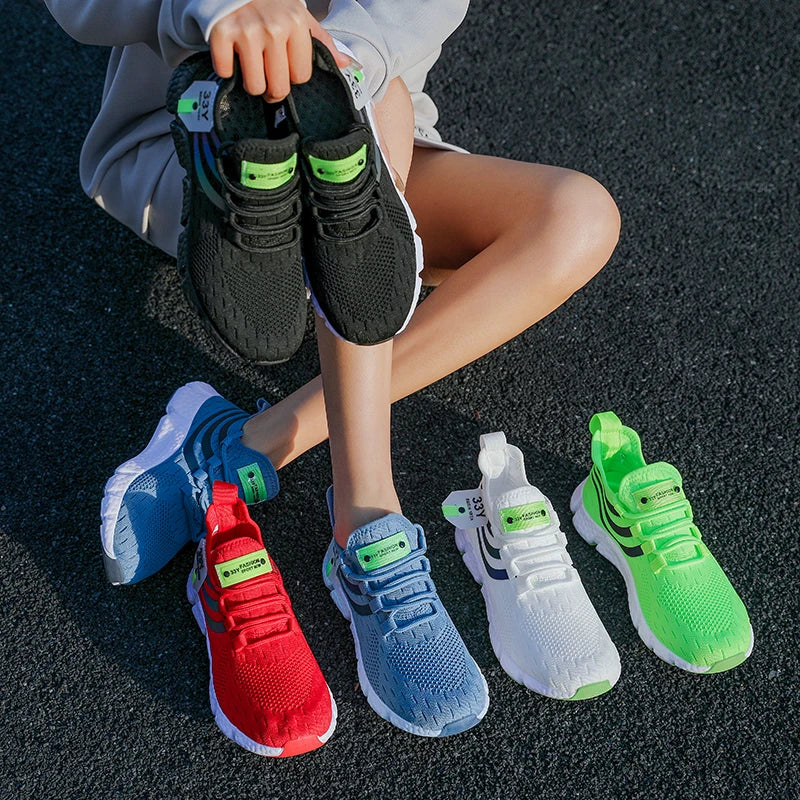 Women Casual Sports Shoes Breathable Lightweight Sneaker