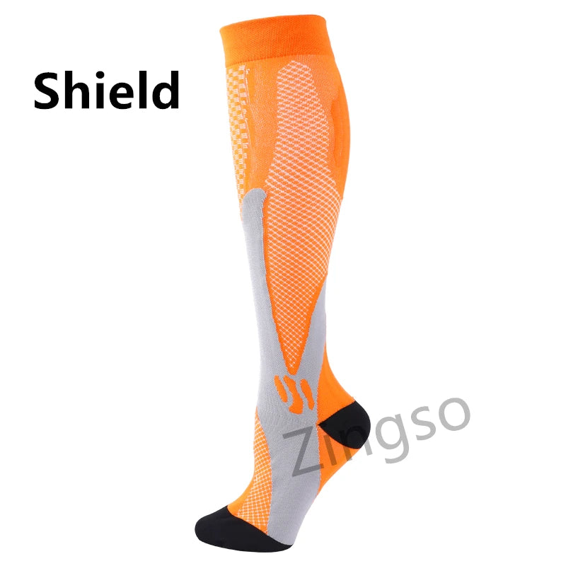 Running Compression Socks Stockings 20-30 mmhg Men Women Sports Socks