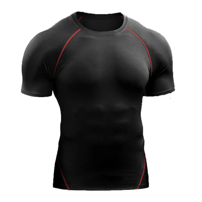 2024 Compression T Shirt Men Summer Sportswear Running T-shirt