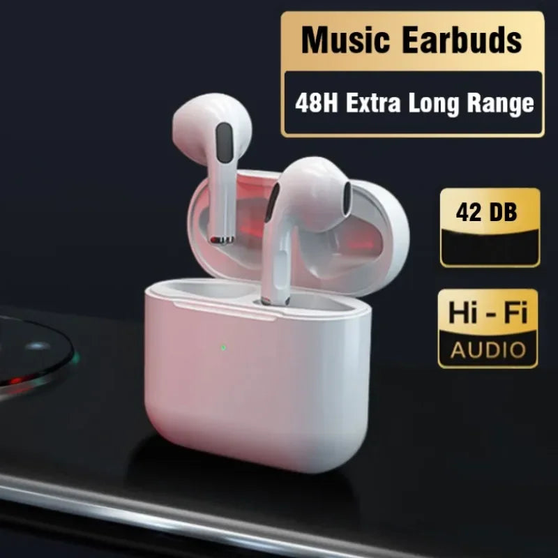 Pro4 True Wireless Earphones Dual Ear In Ear Headphones