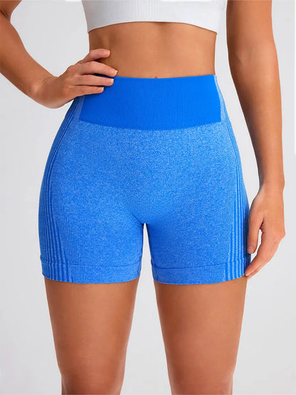 Women's High Waist Workout Shorts Butt Lifting Tummy Control