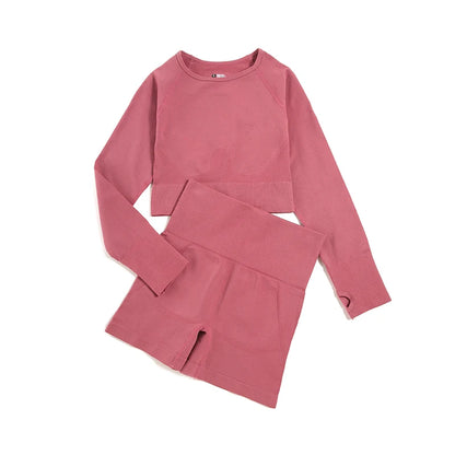 WAREBALL 2/3/4pcs Seamless Yoga Set Gym Clothes Sportswear Yoga Suits For Women