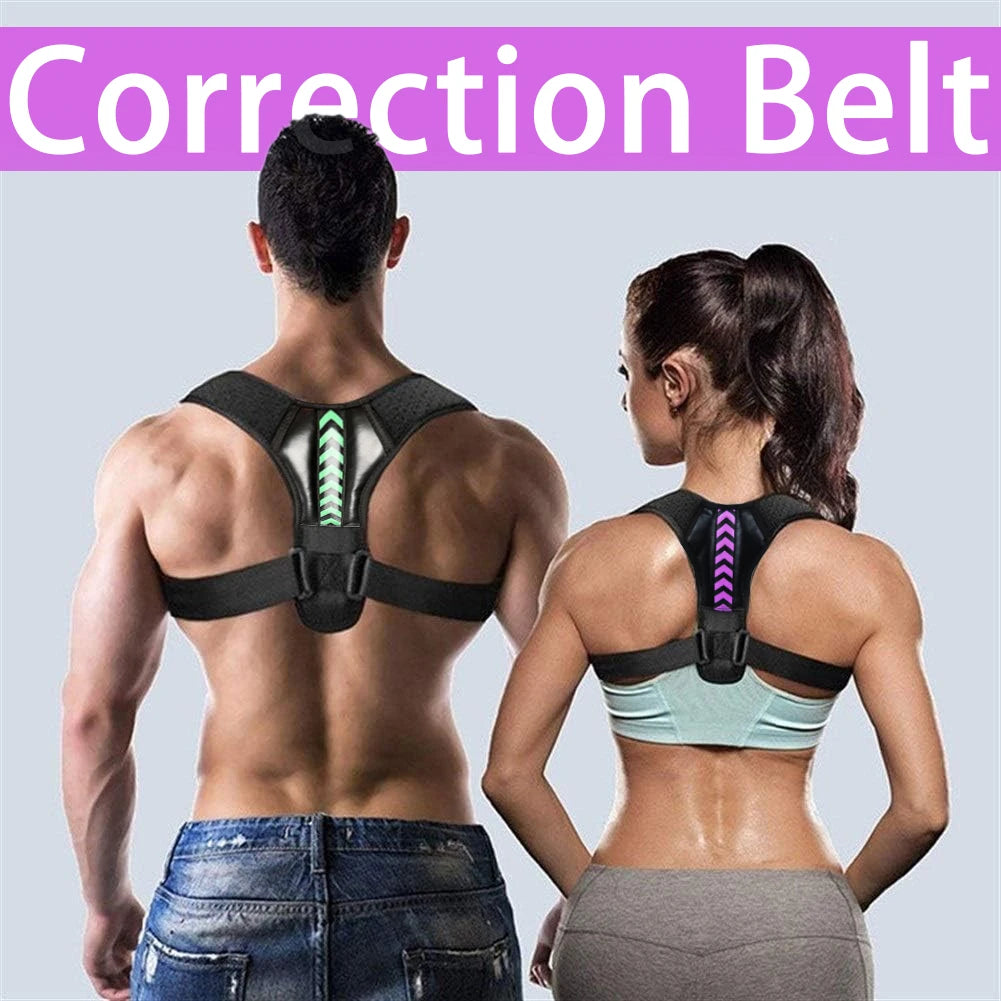 Adjustable Back Shoulder Posture Corrector Belt Clavicle Spine Support