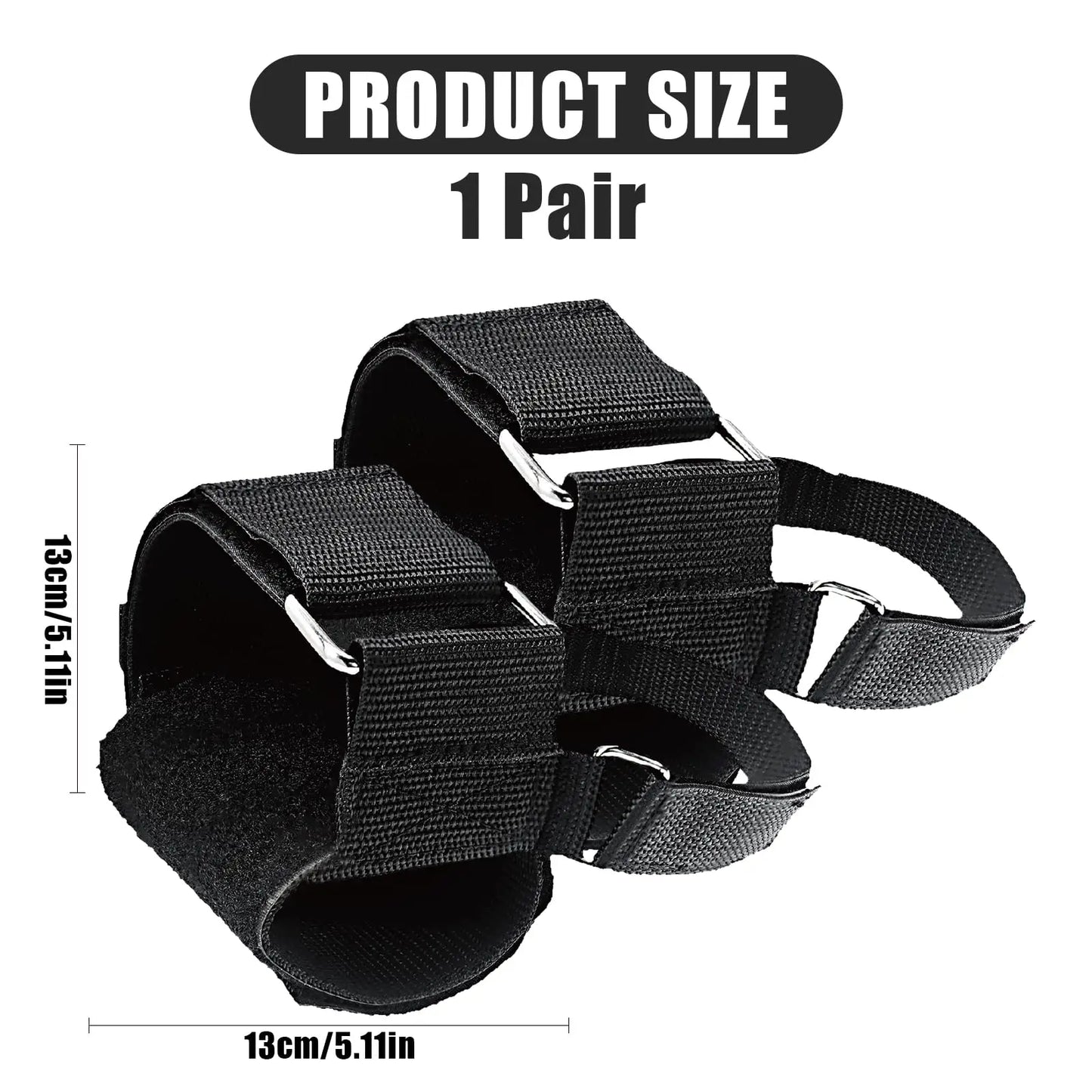 1/2pcs Tibialis Trainer Dumbbell Foot Strap Adjustable Ankle Weights