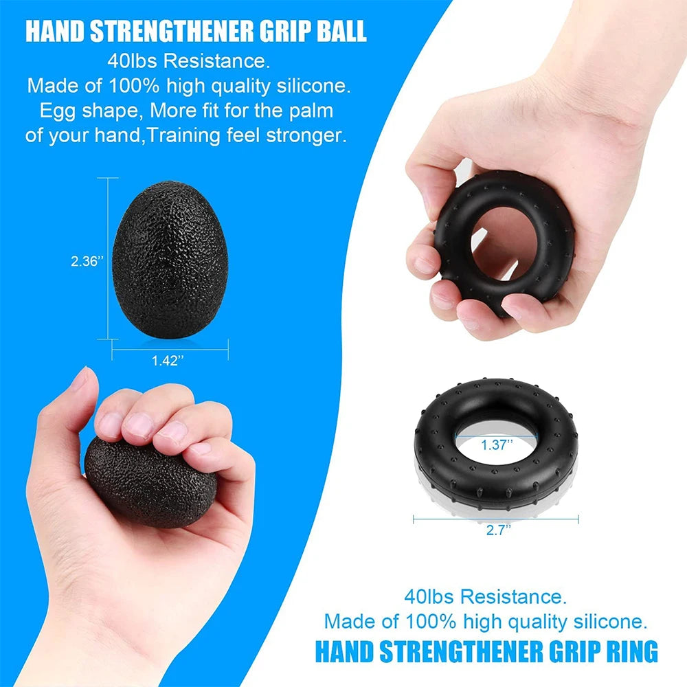 5-60Kg Adjustable Heavy Hand Gripper and Hand Exerciser Grip Wrist Training Finger