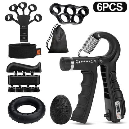 5-60Kg Adjustable Heavy Hand Gripper and Hand Exerciser Grip Wrist Training Finger