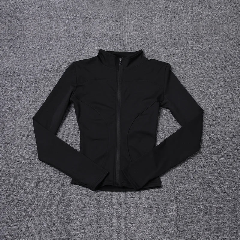 Women Sport Jacket Long Sleeve Shirt